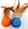 Woven colorful ball cat toys details Picture